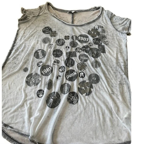 William Rast Stardust burnout t-shirt, size Medium - Picture 1 of 7